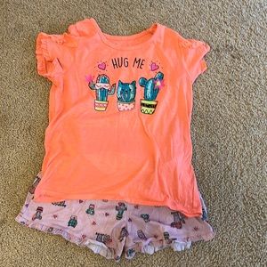 cute cactus pajama set